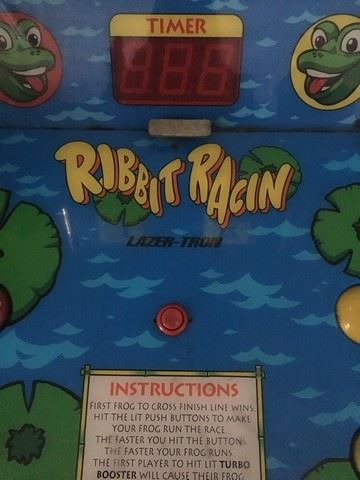 Ribbit Racing coin operated arcade game