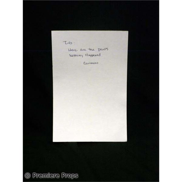 Sisterhood of the Traveling Pants 2 Carmen (America Ferrera) Note Movie Props