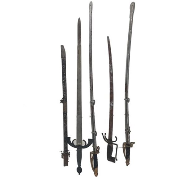 Lot of Disney Studios Swords Movie Props