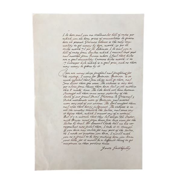 Tulip Fever Hollinder Bill of Rates Movie Props