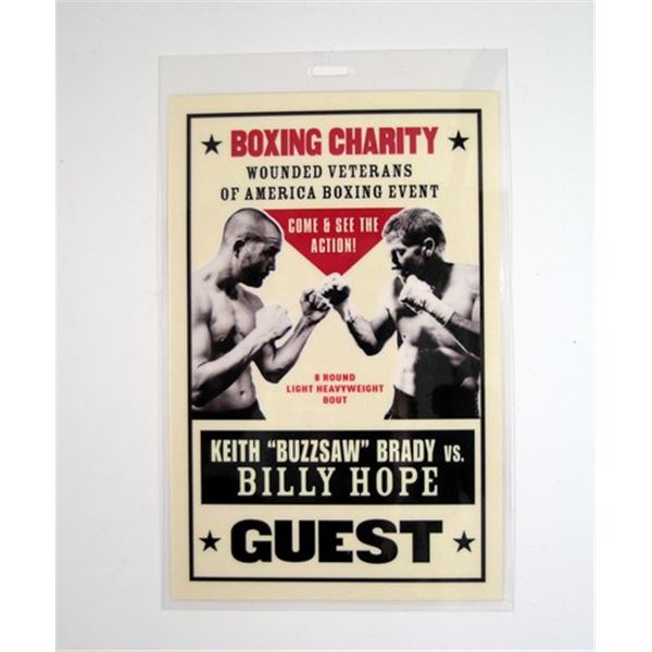 Southpaw Boxing Event Pass Movie Props
