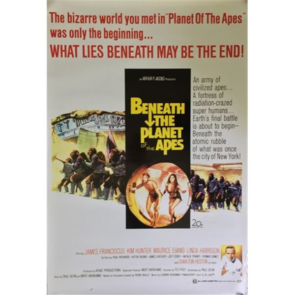 Beneath The Planet Of The Apes re-issue poster
