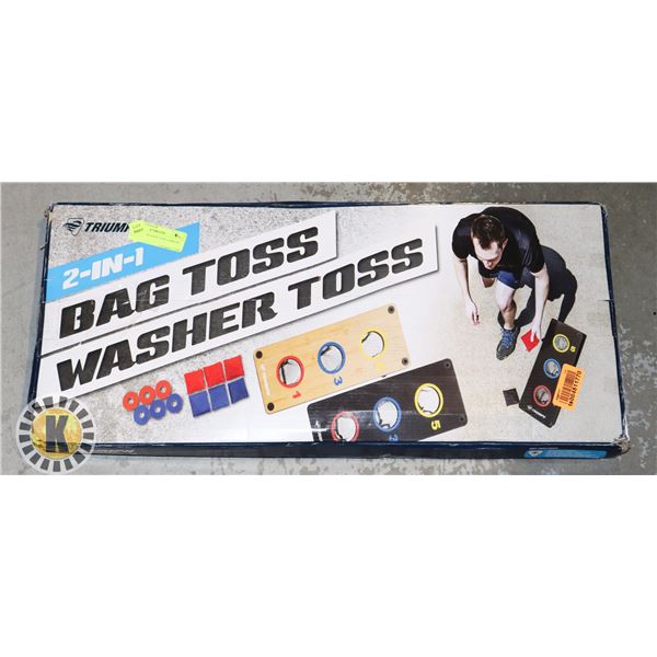 2 IN 1 BAG/WASHER TOSS GAME BY TRIUMPH