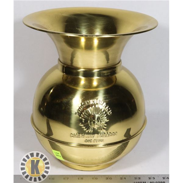 REDSKIN BRAND CHEWING TOBACCO SPITTOON