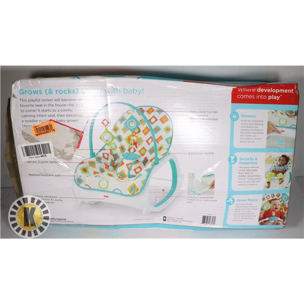 FISHER PRICE INFANT TO TODDLER ROCKER