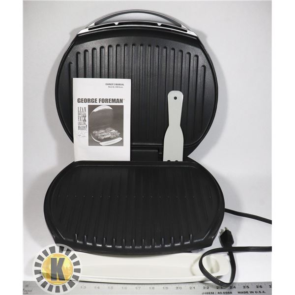 GEORGE FOREMAN INDOOR ELECTRIC GRILL