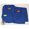 Image 1 : 2 BLUE MECHANICS 3/4 LENGTH JACKET - SIZE 3XL