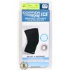 Image 1 : COPPER FIT ICE COMPRESSION KNEE SLEEVE SIZE: M