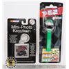 Image 1 : NASCAR COLLECTABLE PEZ & MINI PHOTO KEYCHAIN