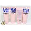 Image 1 : LOT OF 4 BASE CAMP SHAMPOO BOTTLES