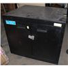 Image 1 : BLACK METAL CABINET ON WHEELS