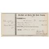 New York and Harlem Rail Road Company Stock Transfer Document