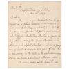 William Nelson, 1st Earl Nelson Autograph Letter Signed