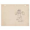 Popeye production drawing from Sock-a-Bye, Baby