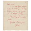 Gabriele D'Annunzio Autograph Letter Signed