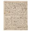 Thomas de Quincey Handwritten Manuscript