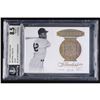 2017 Panini Flawless Material Greats Gold Jackie Robinson Jersey (10/10) BGS NM-MT+ 8.5