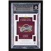 Image 2 : 2016-17 National Treasures Treasured Threads Lebron James Patch (3/25) BGS MINT 9
