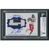 Image 1 : 2018 Panini Flawless Collegiate Sapphire Rob Gronkowski Autograph/Patch (7/15) BGS NM-MT 8/10