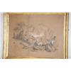 Image 2 : 19TH CENT. CHARCOAL LANDSCAPE DRAWING - SMALL 19TH CENT. CON