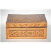 Image 1 : 19TH CENT. PARQUETRY INLAID DOCUMENT BOX - BOX W/ EXOTIC WOO