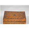 Image 3 : 19TH CENT. PARQUETRY INLAID DOCUMENT BOX - BOX W/ EXOTIC WOO