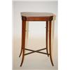 Image 2 : HEPPLEWHITE SEWING STAND - MAHOGANY STAND W/ OCTAGONAL FRAME