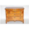Image 1 : NEW ENGLAND CHIPPENDALE CHEST - BIRCH CHEST W/ 4 GRADUATED D