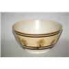 Image 2 : SEAWEED BANDED MOCHAWARE BOWL - 6 1/2" PEARLWARE MOCHA BOWL 
