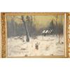 Image 2 : MARCIA P. RYDER OIL PAINTING - 19TH CENT. O/C OF WINTER LAND