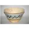 Image 1 : EARTHWORM BANDED MOCHAWARE BOWL - 6 1/4" CREAMWARE MOCHA BOW