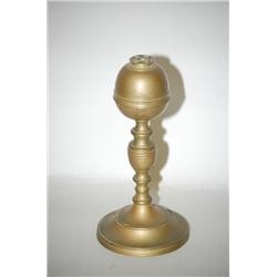 WEBB BRASS WHALE OIL LAMP - 19TH CENT. BRASS WHALE OIL LAMP 