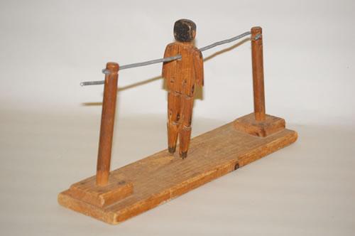 wooden jumping jack toy