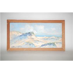 ARTHUR V. DIEHL OIL PAINTING - OIL ON ARTISTS BOARD OF CAPE 