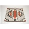 Image 1 : 20TH CENT. NAVAJO WEAVING - STEPPED SERAPI DESIGN W/ 7 COLOR