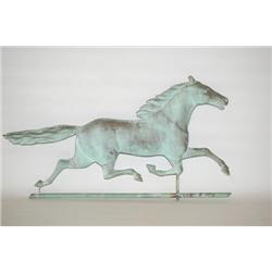 19TH CENT. RUNNING HORSE WEATHERVANE - ETHAN ALLEN STYLE HOL