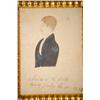 Image 2 : 19TH CENT. MINIATURE WATERCOLOR PAINTING - PORTRAIT OF YOUNG