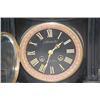 Image 2 : 19TH CENT. BLACK SLATE MANTLE CLOCK - VICTORIAN FRENCH BLACK