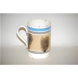 IMPERIAL SEAWEED MOCHAWARE TANKARD - 6 1/4" MOCHA TANKARD W/
