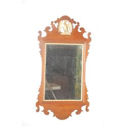 CHIPPENDALE STYLE MIRROR - EARLY 20TH CENT. MAHOGANY MIRROR 