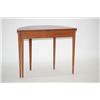 Image 3 : NEW ENGLAND HEPPLEWHITE DEMILUNE CARD TABLE - MAHOGANY FLIP 