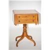 Image 1 : NEW ENGLAND CLASSICAL TIGER MAPLE WORK TABLE - CLASSICAL EMP
