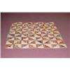 Image 1 : 19TH CENT. HAND STITCHED QUILT - LOG CABIN PATTERN HAND STIT