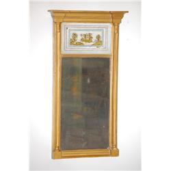 FEDERAL 2-PART TABERNACLE PICTURE MIRROR - LONG GOLD PAINTED