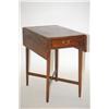 Image 1 : NEW ENGLAND HEPPLEWHITE PEMBROKE TABLE - DIMINUTIVE MAHOGANY