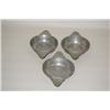 Image 1 : (3) MATCHING CONTINENTAL PEWTER PORRINGERS - (3) MATCHING 18