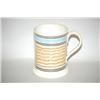 Image 2 : COMBED BAND MOCHAWARE TANKARD - 5 3/4" PEARLWARE MOCHA TANKA