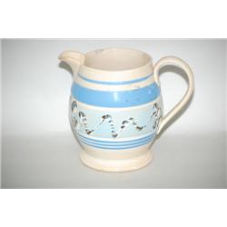 EARTHWORM MOCHAWARE PITCHER - 7" PEARLWARE MOCHA PITCHER W/ 