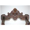 Image 2 : VICTORIAN REVIVAL ARMCHAIR - ROMAN REVIVAL X FORM WALNUT ARM