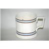 Image 1 : BANDED & ENGINE TURNED MOCHAWARE MUG - 4" PEARLWARE MOCHA MU